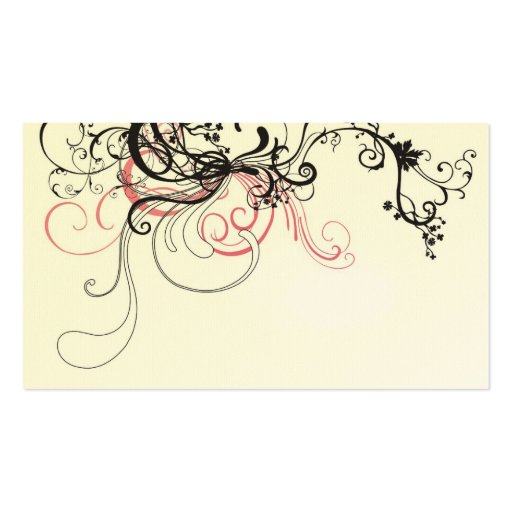 Abstract Business Card (back side)