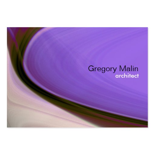 abstract business card (front side)