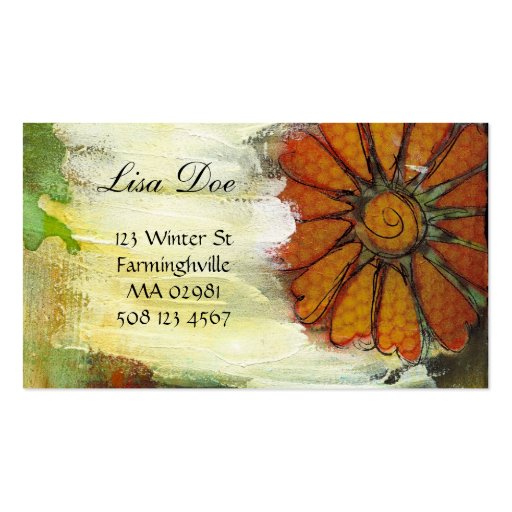 abstract business cards (front side)