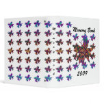 Abstract Butterfly Batik Memories Binder