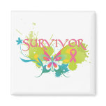 Abstract Butterfly Breast Cancer Survivor