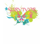Abstract Butterfly Breast Cancer Survivor