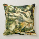 Abstract by nature, water stream style throw pillows