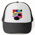 Abstract by Wendy C. Allen Mesh Hat