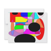 Abstract by Wendy C. Allen invitations
