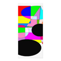 Abstract by Wendy C. Allen Rack Card Template