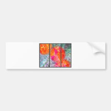 Abstract Called Bliss Bumper Sticker