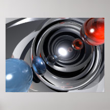 Abstract Camera Lens Poster