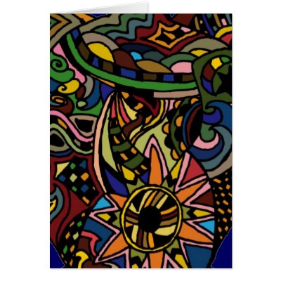 abstract greeting cards by jojomilano