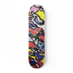 Abstract Cartography style Skateboard