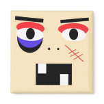 Abstract Cartoon Boxer Magnet
