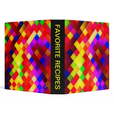 Abstract Ceramic Wall Tiles: Hyperactive Rainbow M Binder by inspiredbygenius