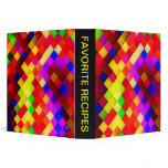 Abstract Ceramic Wall Tiles: Hyperactive Rainbow M Binder