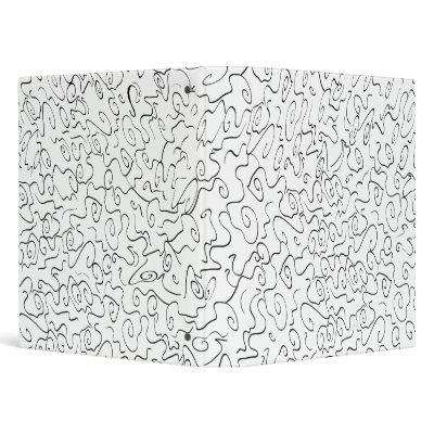 abstract chaos waves binder by antico