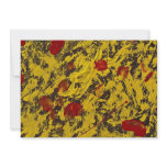Abstract Chicken roadkill Personalized Invitations