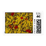 Abstract Chicken roadkill postage