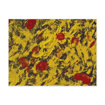 Abstract Chicken roadkill Postcard