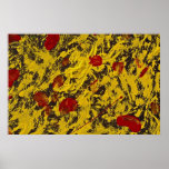Abstract Chicken roadkill Poster