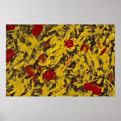 Abstract Chicken roadkill Poster by inspirelove
