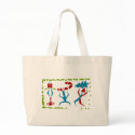 Abstract Christmas Art bags