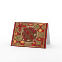 Abstract Christmas Orb cards by KittyAnnStudio Abstract Christmas Orb cards