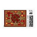 Abstract Christmas Orb postage by KittyAnnStudio Abstract Christmas Orb postage