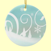 Abstract Christmas ornaments