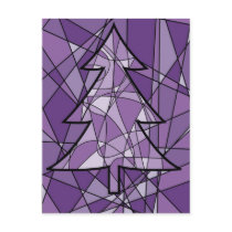 Abstract Christmas Post Card