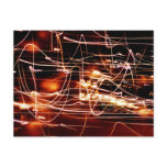 Abstract Christmas Tree Lights Postcards