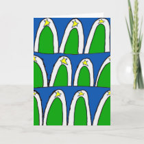 Abstract Christmas Trees cards