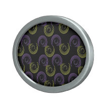 Abstract Circles Belt Buckles