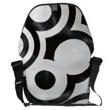 Abstract Circles Commuter Bag