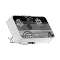 Abstract circles design speakers