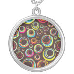 Abstract Circles Necklace
