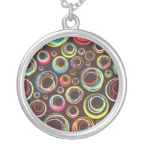 Abstract Circles Necklace necklaces