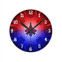 Abstract Circles: Wall Clock wall clocks