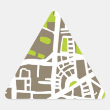 Abstract city map for globetrotter stickers