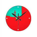 Abstract Cityscape Wall Clock