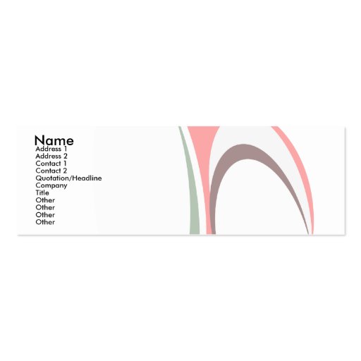 abstract classic business cards (front side)