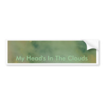 Abstract cloud I bumper stickers by Debrene Abstract cloud I bumper stickers