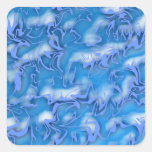 Abstract Cloudy Swirl Stickers