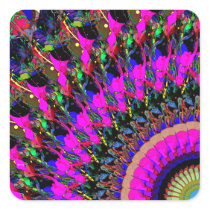 Abstract Collage of Colors 3 Stickers