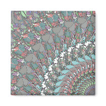 Abstract Collage of Colors 4 Magnet