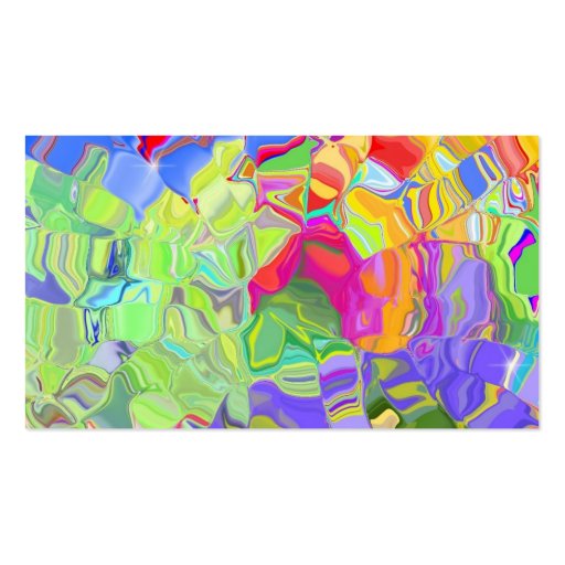 Abstract Color Business Cards
