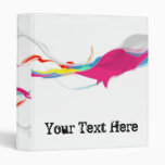 abstract color splash  binder binders