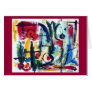 Abstract Color Whimsy Card