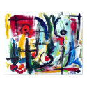 Abstract Color Whimsy posters by donnabellas Abstract Color Whimsy posters