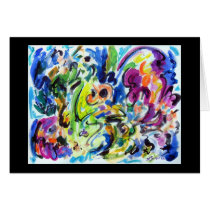 Abstract Color Whirl cards by donnabellas Abstract Color Whirl cards
