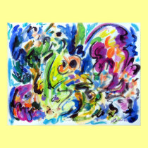Abstract Color Whirl  posters