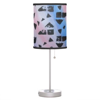 Abstract Colorful 2 Table Lamp